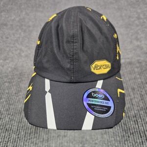 Vibram Hat Cap Strap Back Mens One Size Black Yellow Reflective BOCO‎ Gear